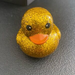 Glittery Gold Rubber Duck